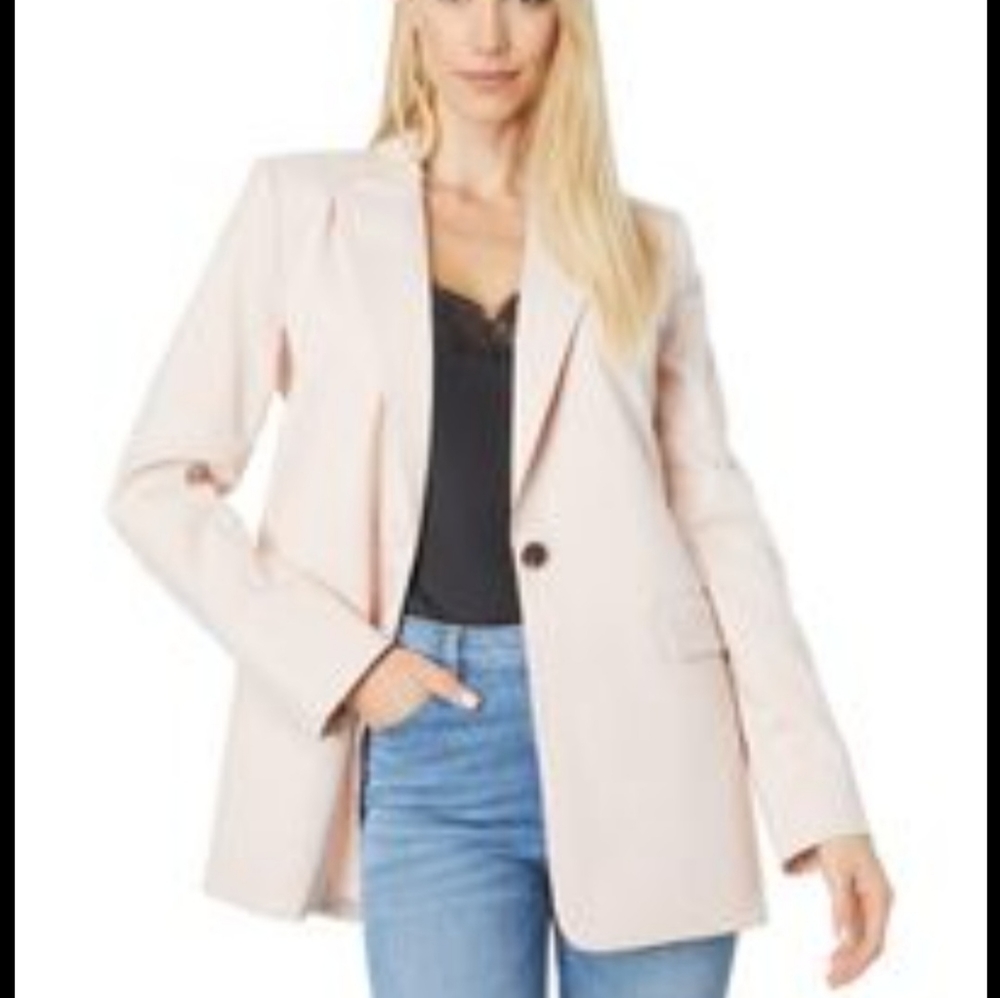 1. State pink blazer